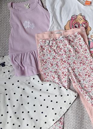 Набор, комплект, лосины брендовые, фирменные,kiabi,river island 3-4 года 98 размер lc walkiki