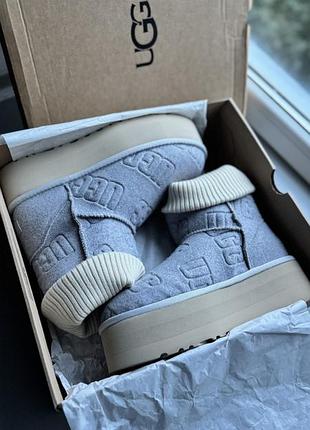 Утеплені теплі черевики ugg на платформі