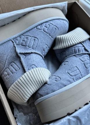 Утеплені теплі черевики ugg на платформі 2