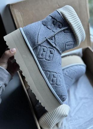 Утеплені теплі черевики ugg на платформі 4