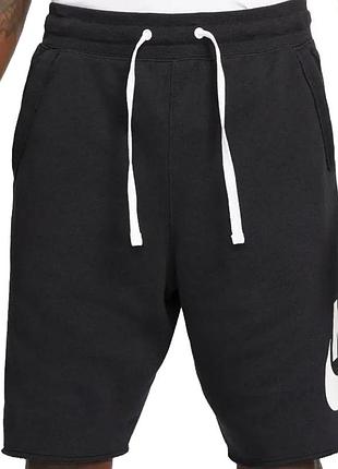 Шорты мужские nike m nk club alumni hbr ft short черные