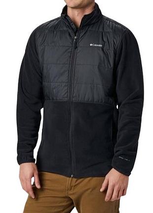 Джемпер мужской columbia basin butteTM full zip fleece ii черный