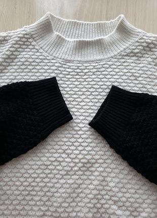 ​🤍🖤 черно-белый свитер mng basics 🖤🤍
​ 4