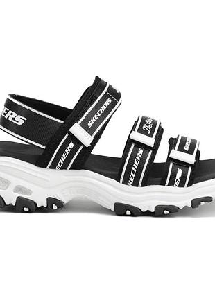 Сандалі дитячі skechers d'lites чорні 664167l blk