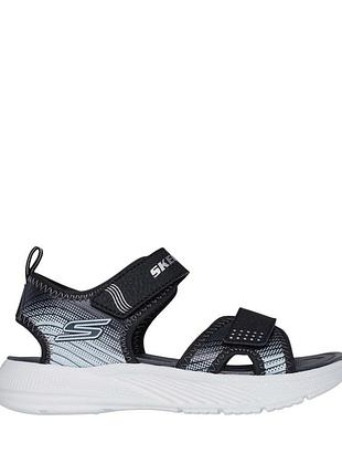 Сандалі дитячі skechers microspec сірі 407034l bksl