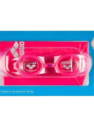 Комплект (окуляри+шапочка) arena arena pool jr set рожевий
