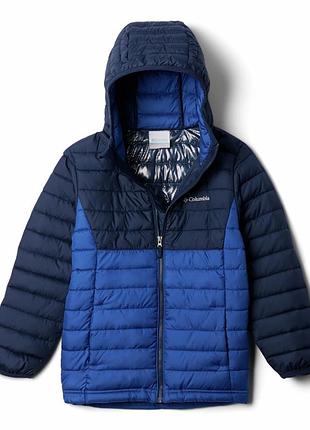Куртка дитяча columbia powder lite™ ii hooded jacket темно-синя