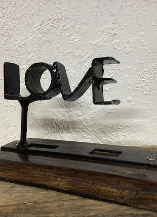 Крафтова статуетка «love» 2