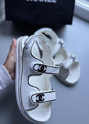 Босоніжки chanel білі 41 розмір