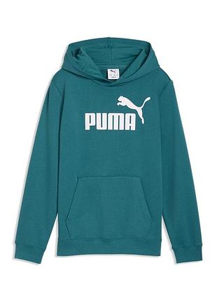 Толстовка детская puma ess no. 1 logo hoodie t b зеленая 68490941
