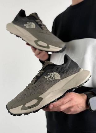Чоловічі кросівки the north face vectiv enduris 4 khaki beige black