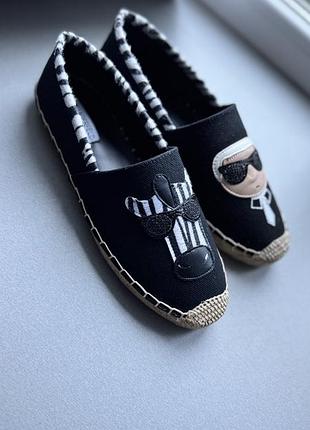 Еспадрільї karl lagerfeld зебра 2