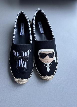 Еспадрільї karl lagerfeld зебра 4