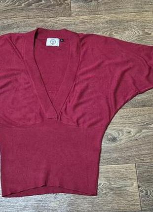 Кардиган banned apparel danceнг days l, ягодно -бордовый, vintage