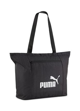 Сумка женская puma base shopper черная 09134501