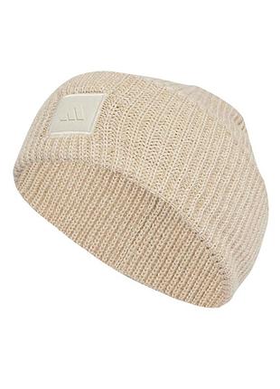 Шапка  adidas wid cuff beanie бежева