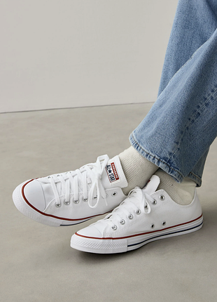 Жіночі білі кеди converse chuck taylor all star low кросівки конверси конверс 44