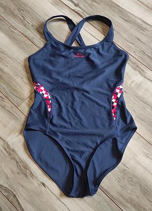 Спортивний суцільний купальник slazenger (розмір s - m / 152-164 см)