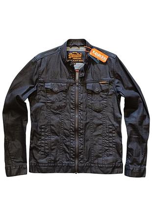 Куртка мужская superdry denim biker jacket (m50000jnf1) l