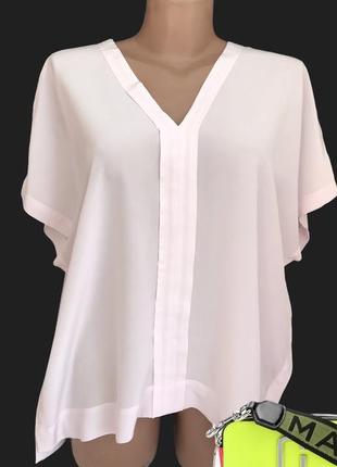 Рожева ♥️♥️♥️ шовкова блузка оверсайз ffc.