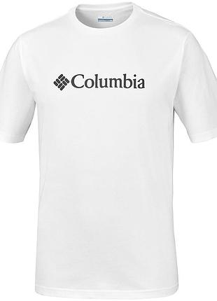 Футболка мужская columbia csc basic logoTM short sleeve белая