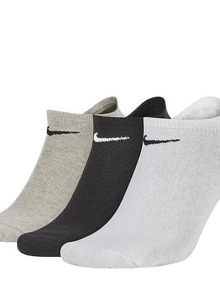 Шкарпетки nike lightweight value no show 3-pack мультиколір