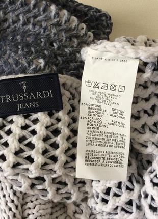 Trussardi jeans дизайнерська блуза кофта світшот оригінал9 фото