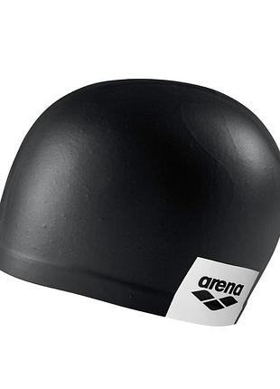 Шапочка для плавання arena logo moulded cap чорна