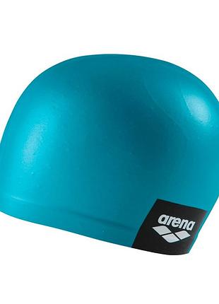Шапочка для плавання arena logo moulded cap бірюзова