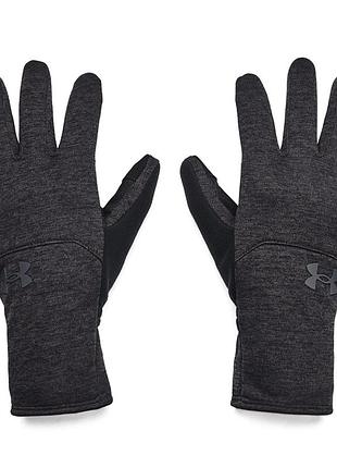 Перчатки under armour ua storm fleece gloves черные