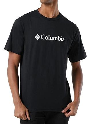 Футболка мужская columbia csc basic logoTM short sleeve черная