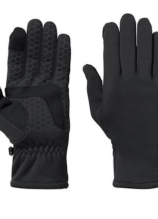Перчатки унисекс jack wolfskin allrounder glove черные