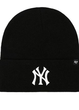 Шапка унісекс 47 brand haymaker new york yankees чорна b-hymkr17ace-bka