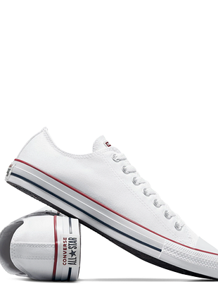 Чоловічі білі кеди converse chuck taylor all star low кросівки конверси конверс