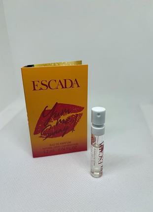 Оригинальный пробник yum me, sunny! от escada парфюмированная вода