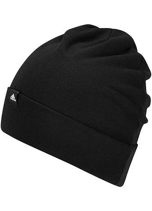 Шапка   adidas long beanie чорна