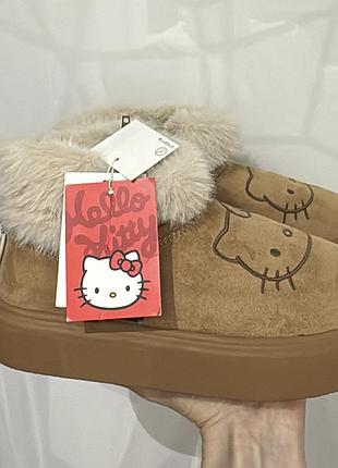 Черевики уггі zara 34 р hello kitty