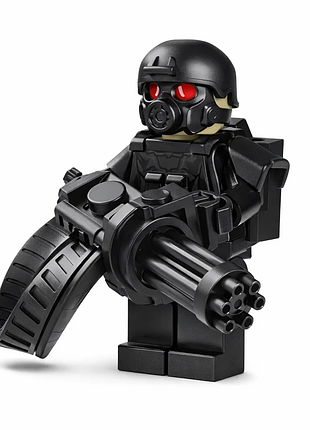 Фигурка штурмовик с миниганом спецназ swat для лего lego