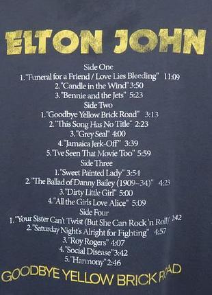 Футболка мерч elton john 4