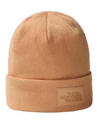 Шапка the north face dock worker recycled beanie бежева nf0a3fnti0j1