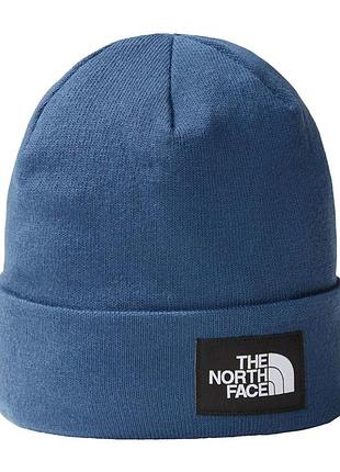 Шапка  the north face dock worker recycled beanie синя nf0a3fnthdc1