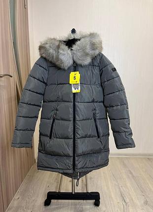 Пальто пуховик женский dkny зимние пально новое