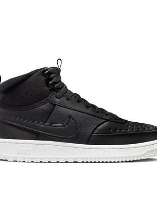 Кроссовки мужские nike nike court vision mid wntr черные