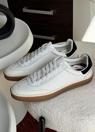 Женские белые кожаные кеды loro piana tennis walk лоро пиана кроссовки 39