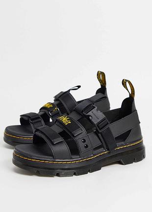 Чорні сандалі dr. martens pearson оригінал 3