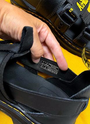 Чорні сандалі dr. martens pearson оригінал 10