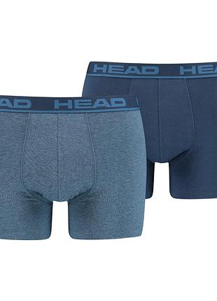 Боксери чоловічі head basic boxer 2p сині 701202741003