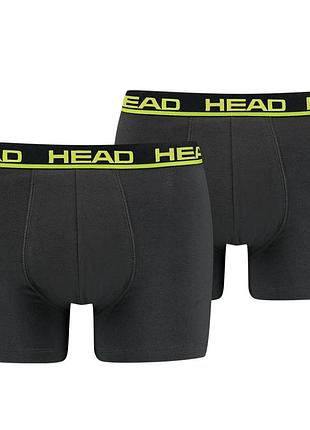 Боксери чоловічі head basic boxer 2p мультиколір 701202741009
