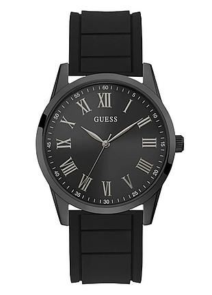 Guess gw0362g1 чоловічий годинник силіконовий ремінець чорний циферблат