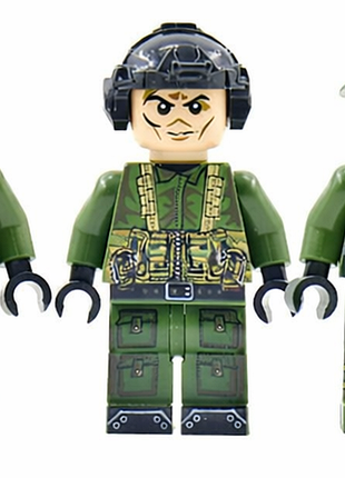 Набор фигурок военные солдаты спецназ 3 шт для лего lego